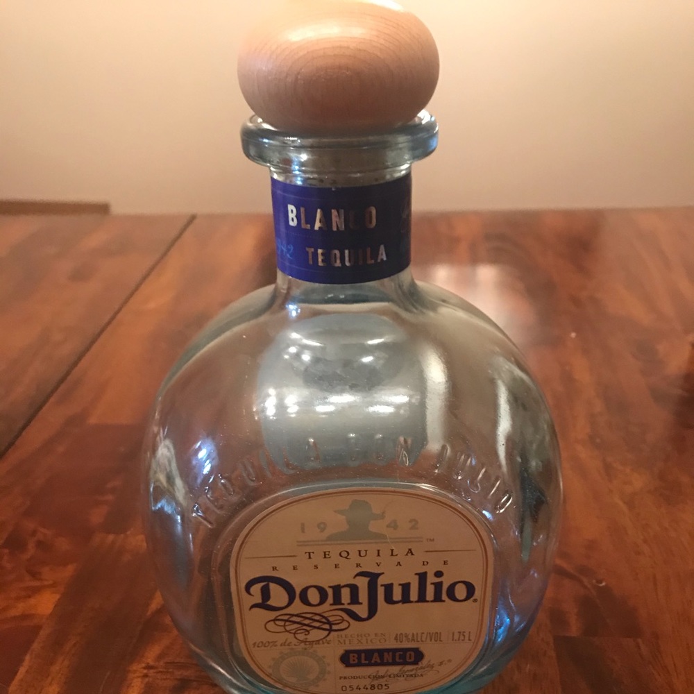 Don Julio bottle 1.75 l (liquor not included )
